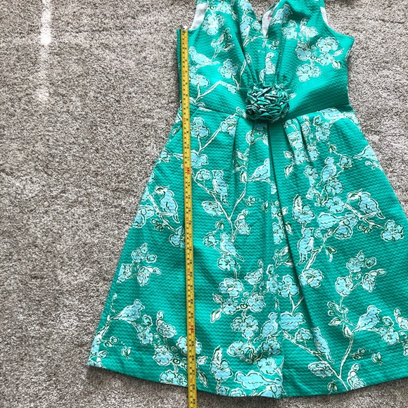 Lilly Pulitzer size 4 Parker dress Lagoon Birds and the Bees print - Picture 12 of 12